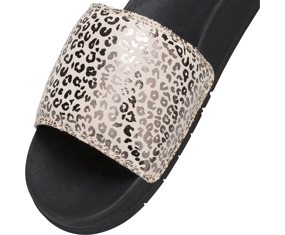 Sandales Keds Femme Noir/Doré - Bliss Ii Cuir Leopard - 136-IEONGA